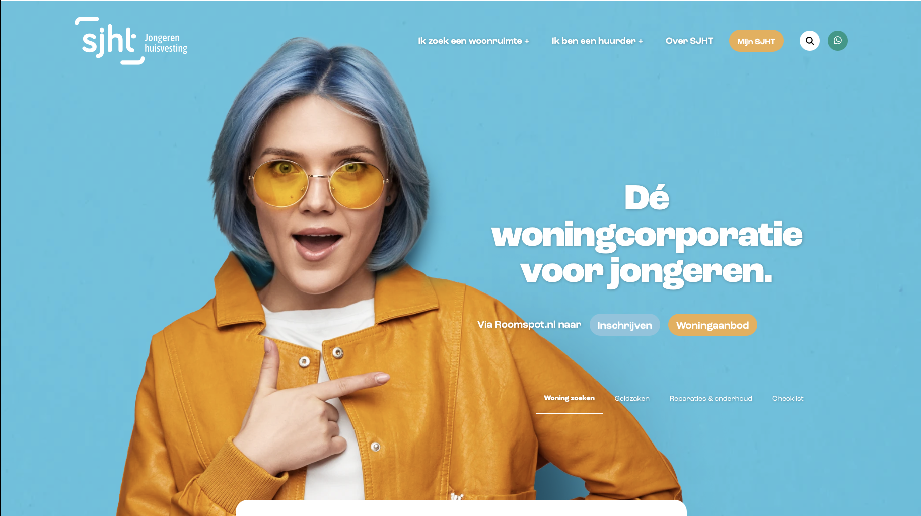 Website, huurdersplatform en app die samen één systeem vormen